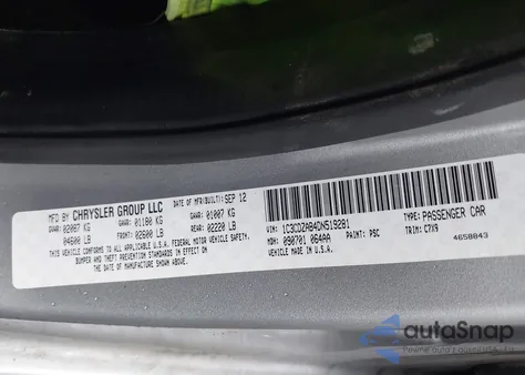 2013 Dodge Avenger Se from USA, damaged, VIN 1C3CDZAB4DN519281